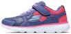 (PS) Skechers Go Run 400 Sparkle Sprinters Low-Top Sneakers K Biru/Merah Jambu 81358L-BLNP