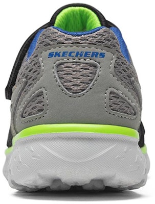 Youth Skechers Go Run 400 Proxo Low Top Black Gray Green 97680L BKCC