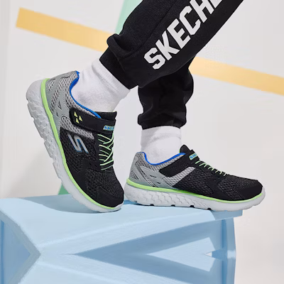 (JR) Skechers Go Run 400 Proxo Rendah Hitam/Kelabu/Hijau 97680L-BKCC Details for (JR) Skechers Go Run 400 Proxo Rendah Hitam/Kelabu/Hijau 97680L-BKCC