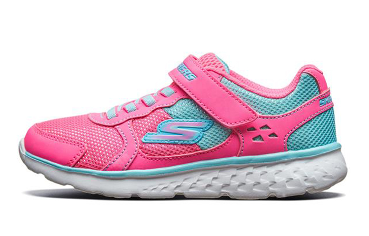 (Youth) Skechers Go Run 400 Sparkle Sprinters 'Peach Pink Green' 81358L-NPAQ