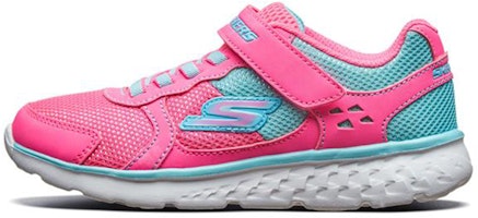 (Youth) Skechers Go Run 400 Sparkle Sprinters 'Peach Pink Green' 81358L-NPAQ (Youth) Skechers Go Run 400 Sparkle Sprinters 'Peach Pink Green' 81358L-NPAQ