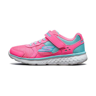 (Youth) Skechers Go Run 400 Sparkle Sprinters 'Peach Pink Green'