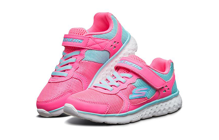 Lookbook (JR) スケッチャーズGORUN 400 スパークル (ピーチピンク/グリーン) 81358L-NPAQ