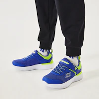 Cheap 大童 Skechers Go Run 400 V2 低帮 兒童跑步鞋 藍綠