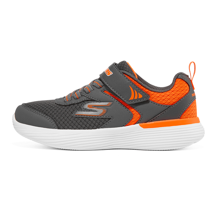 (Youth) Skechers Go Run 400 V2 'Grey Orange' 405102L-CCOR