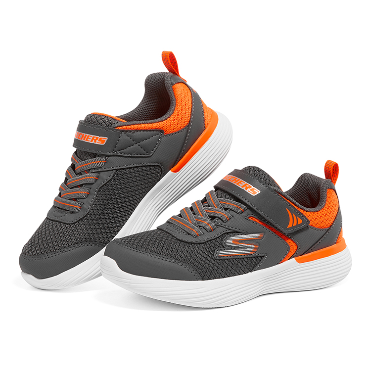 Lookbook (Youth) Skechers Go Run 400 V2 'Grey Orange' 405102L-CCOR