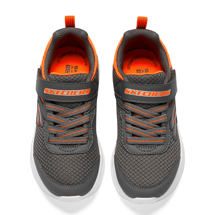 Shop (Youth) Skechers Go Run 400 V2 'Grey Orange' 405102L-CCOR
