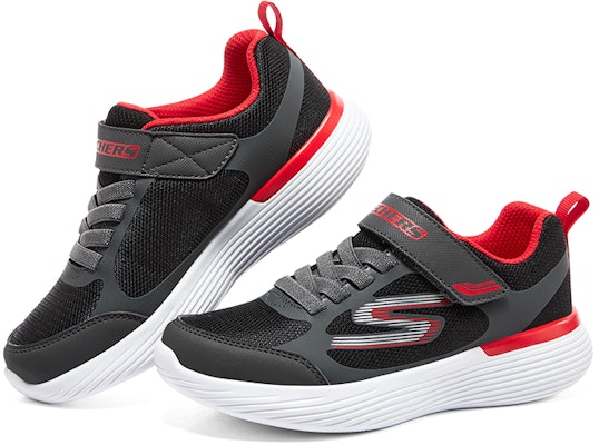 (Youth) Skechers Go Run 400 V2 'Grey Red Black' 405104L-BKRD Lookbook (Youth) Skechers Go Run 400 V2 'Grey Red Black' 405104L-BKRD