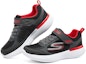 Lookbook (JR) Skechers Go Run 400 V2 'Kelabu Merah Hitam' 405104L-BKRD