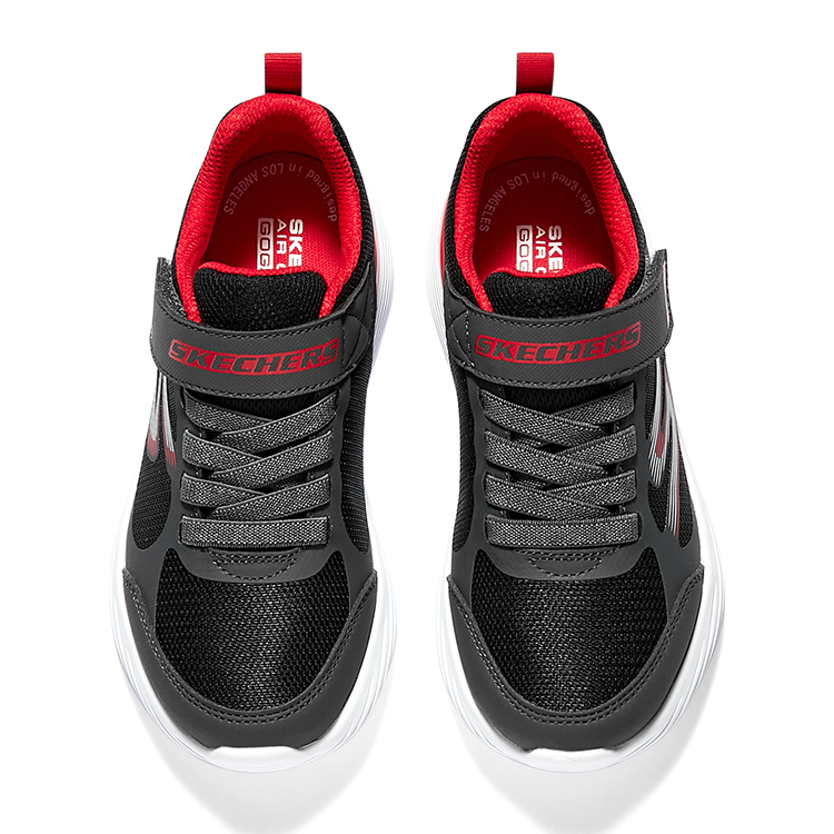 Shop (JR) Skechers Go Run 400 V2 'Kelabu Merah Hitam' 405104L-BKRD