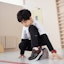 Sizing (JR) Skechers Go Run 400 V2 'Kelabu Merah Hitam' 405104L-BKRD