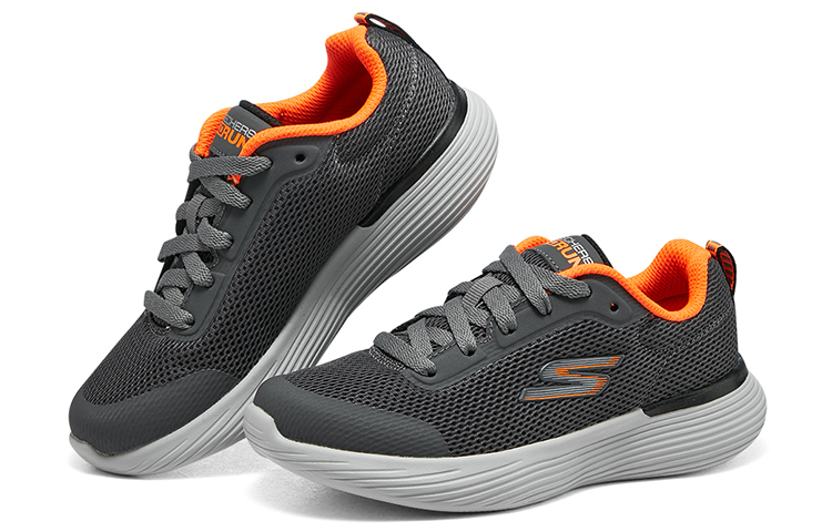 Shop (JR) Skechers Go Run 400 V2 Omega ''Grijs Oranje'' 405100L-CCOR