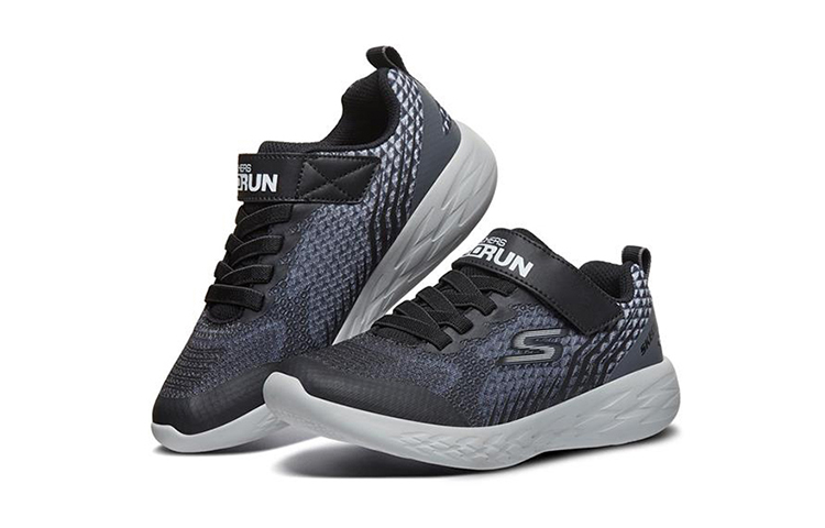 Lookbook (JR) Skechers Go Run 600 'Negro Gris' 97858L-BKCC