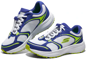 Shop (JR) Skechers Go Run Consistent 'Biru Putih' 405241L-BLW