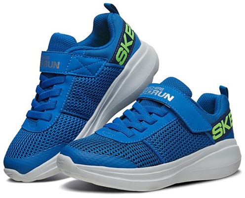 大童 Skechers Go Run Fast 低筒 運動休閒鞋 藍 Lookbook 大童 Skechers Go Run Fast 低筒 運動休閒鞋 藍