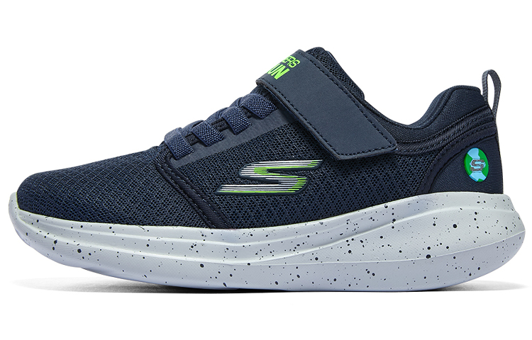 (Youth) Skechers Go Run Fast 'Navy Green' 405028L-NVY