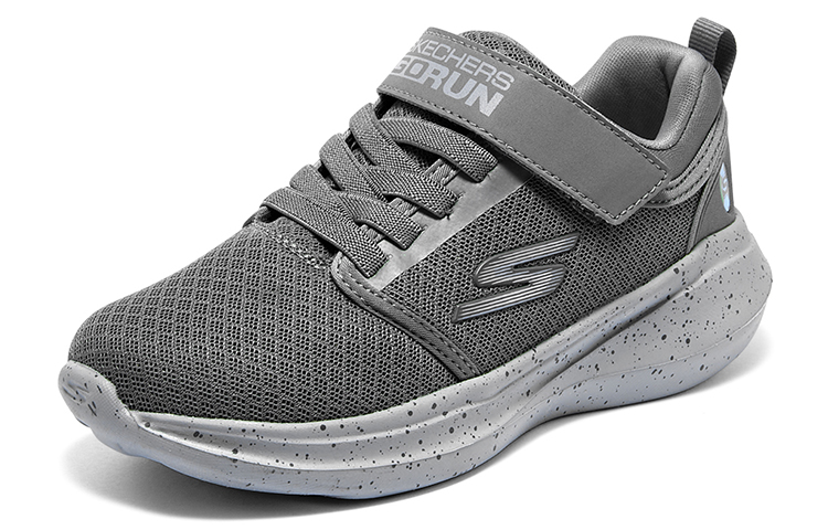 Lookbook (JR) Kasut Skechers Go Run Fast 'Kelabu' 405028L-GRY