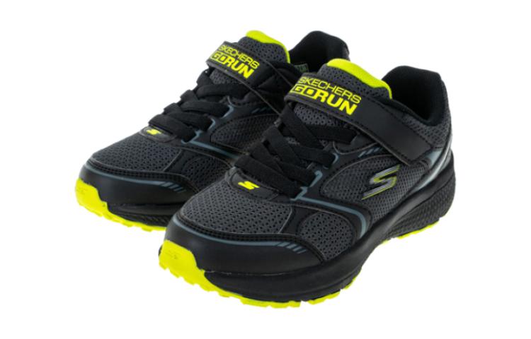 (Youth) Skechers Go Run Shoes 'Black Green' 圖 3