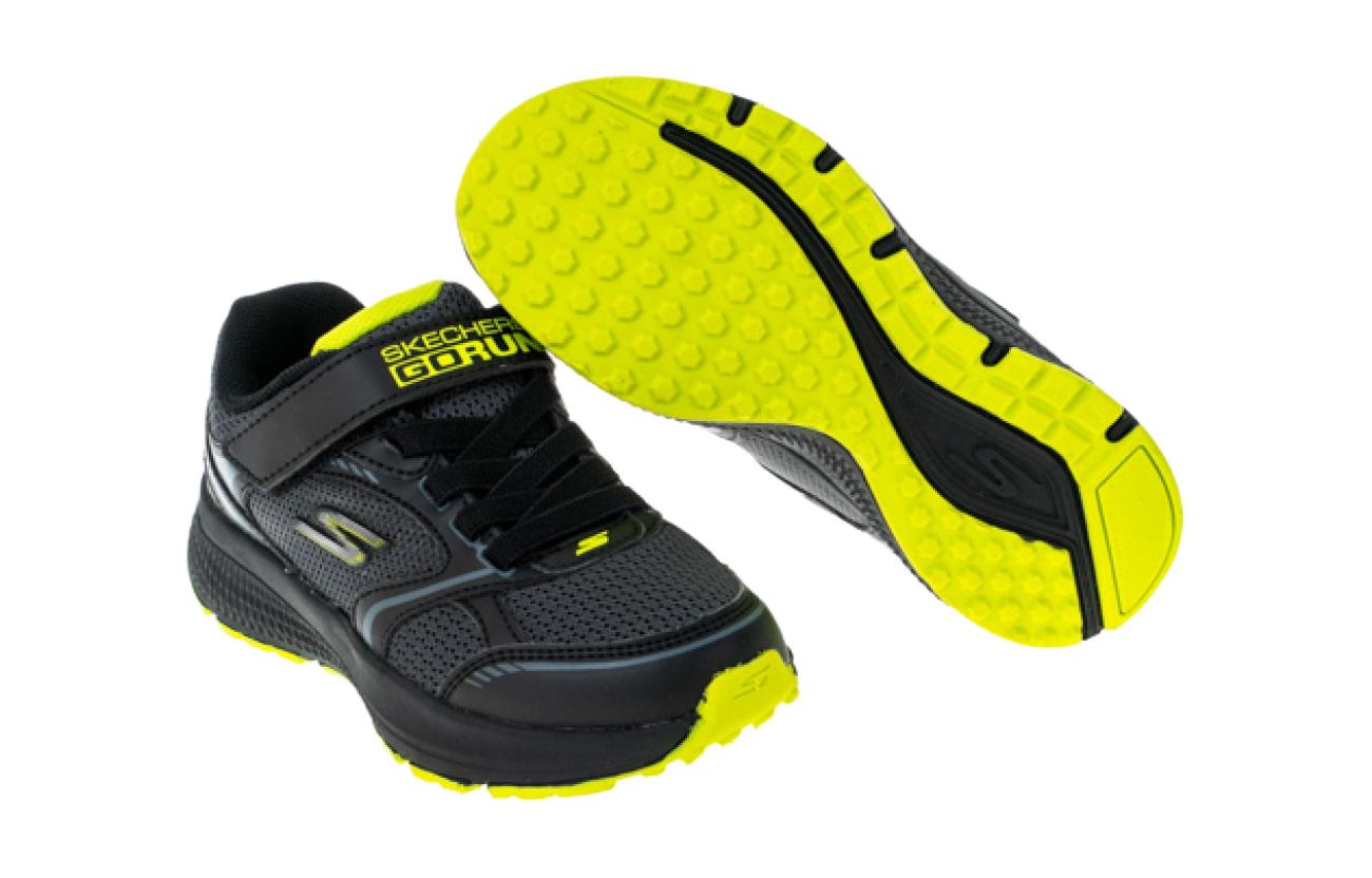 (Youth) Skechers Go Run Shoes 'Black Green' 圖 5