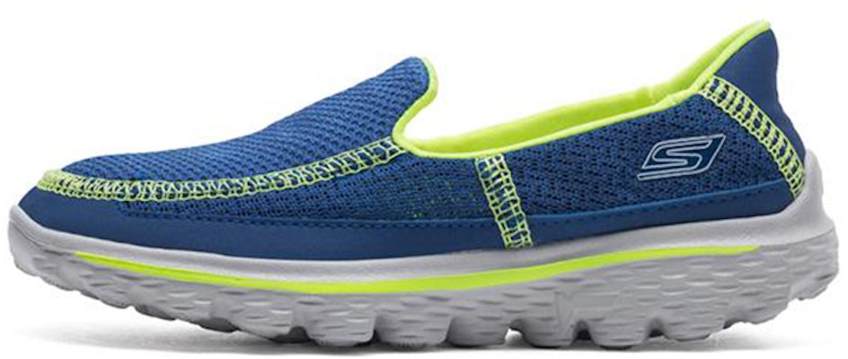 (Youth) Skechers Go Walk 2 'Blue Yellow' 95690L-RYYL Buy (Youth) Skechers Go Walk 2 'Blue Yellow' 95690L-RYYL