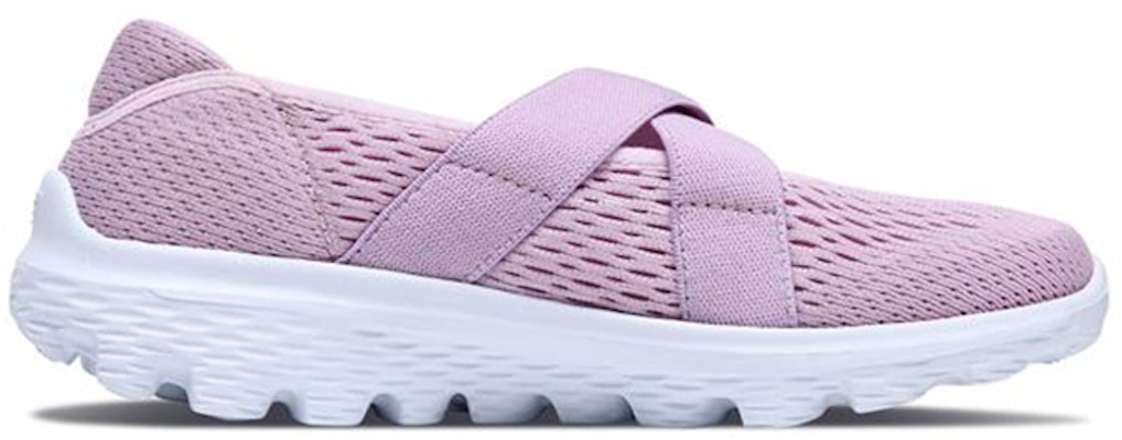 (Youth) Skechers Go Walk 2 'Lavender Mary Jane' 664081L-LAV Order (Youth) Skechers Go Walk 2 'Lavender Mary Jane' 664081L-LAV