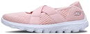 (JR) Skechers Go Walk 2 'Pink Mary Jane' Kasut Jalan Perempuan Merah Jambu 664081L-LTPK