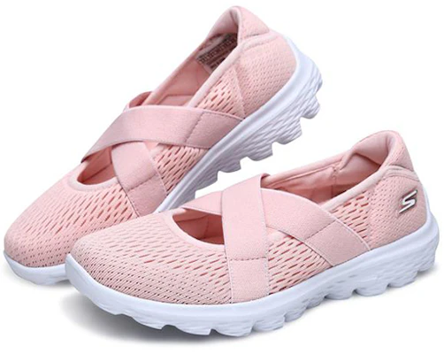 (Youth) Skechers Go Walk 2 'Pink Mary Jane' 664081L-LTPK Lookbook (Youth) Skechers Go Walk 2 'Pink Mary Jane' 664081L-LTPK