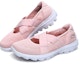 Lookbook (JR) Skechers Go Walk 2 'Pink Mary Jane' Kasut Jalan Perempuan Merah Jambu 664081L-LTPK