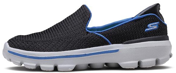 大童 Skechers Go Walk 3 休閒運動一腳蹬 黑藍 Buy 大童 Skechers Go Walk 3 休閒運動一腳蹬 黑藍