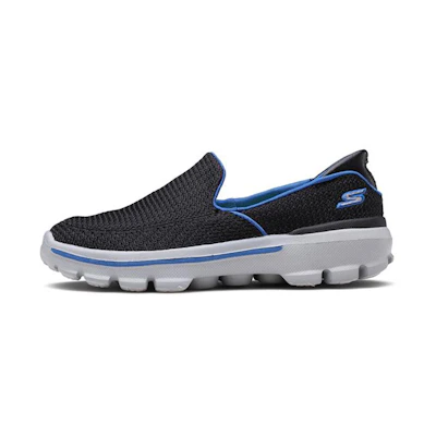 (Youth) Skechers Go Walk 3 'Black Blue'