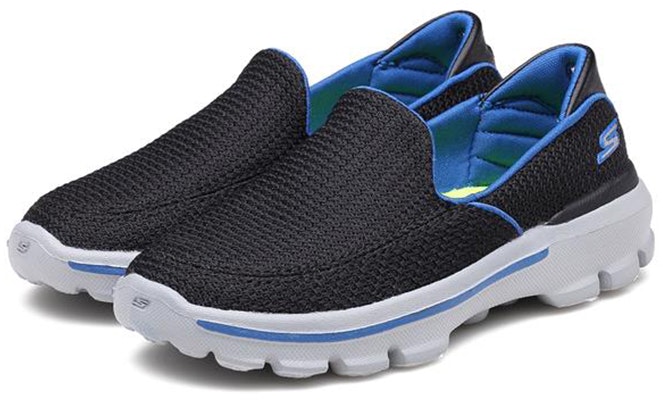 (Youth) Skechers Go Walk 3 'Black Blue' 660006L-BKRY Lookbook (Youth) Skechers Go Walk 3 'Black Blue' 660006L-BKRY