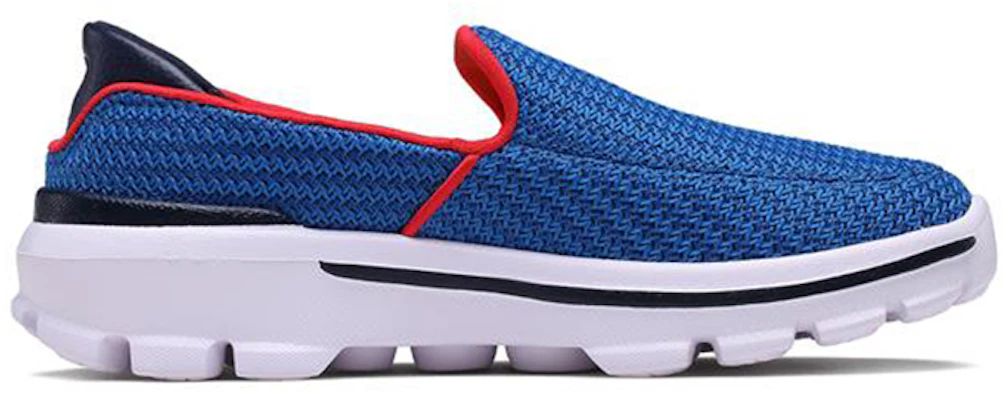 (Youth) Skechers Go Walk 3 'Blue Red Slip-On' 660006L-RYRD Shop (Youth) Skechers Go Walk 3 'Blue Red Slip-On' 660006L-RYRD