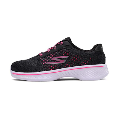 (Youth) Skechers Go Walk 4 'Black Pink'
