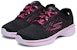 (JR) Skechers Go Walk 4 'Hitam Merah Jambu' 81117L-BKHP