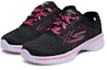 Lookbook (JR) Skechers Go Walk 4 'Hitam Merah Jambu' 81117L-BKHP