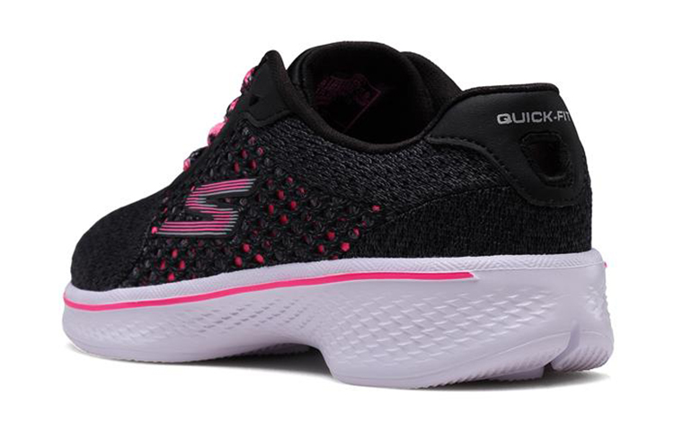 Shop (Youth) Skechers Go Walk 4 'Black Pink' 81117L-BKHP