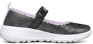 Order (JR) Skechers Go Walk Joy 'Hitam Ungu Velcro Mary Jane' 302222L-BKLV
