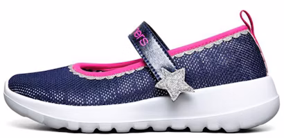 (Youth) Skechers Go Walk Joy 'Blue Peach' 302222L-NVHP (Youth) Skechers Go Walk Joy 'Blue Peach' 302222L-NVHP