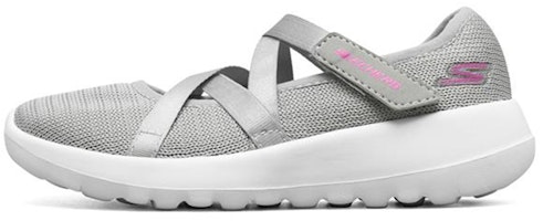 (Youth) Skechers Go Walk Joy 'Grey Mary Jane' 85713L-GRY (Youth) Skechers Go Walk Joy 'Grey Mary Jane' 85713L-GRY