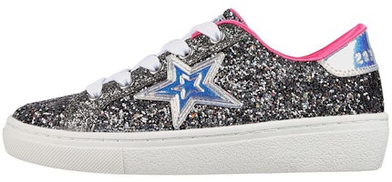 (Youth) Skechers Goldie 'Sparkle Up Silver' 310408L-GUN (Youth) Skechers Goldie 'Sparkle Up Silver' 310408L-GUN