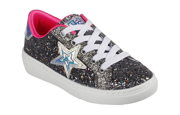 Lookbook (Youth) Skechers Goldie 'Sparkle Up Silver' 310408L-GUN