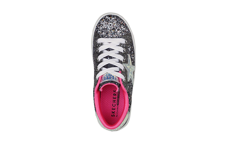 Shop (Youth) Skechers Goldie 'Sparkle Up Silver' 310408L-GUN