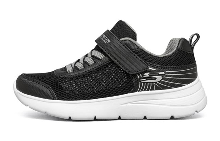(Youth) Skechers Great News 'Black Grey' 411011L-BKGY