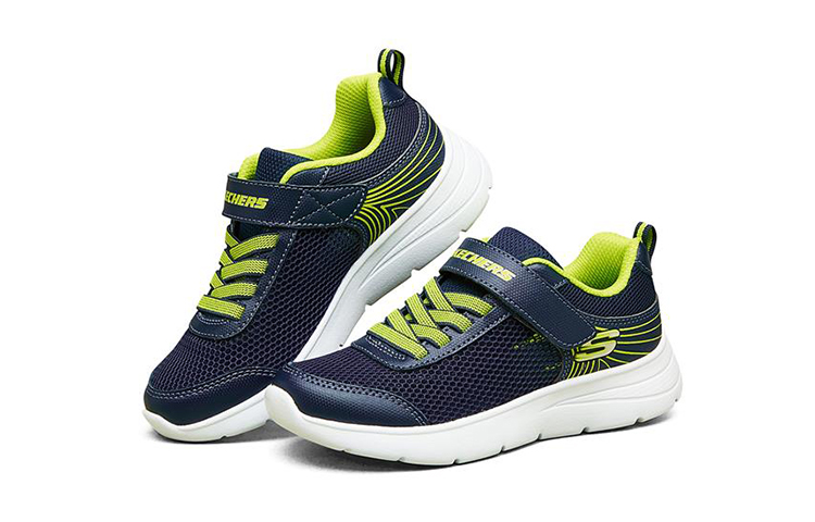 Lookbook (JR) Skechers Great News ''Blauw'' 411011L-NVLM