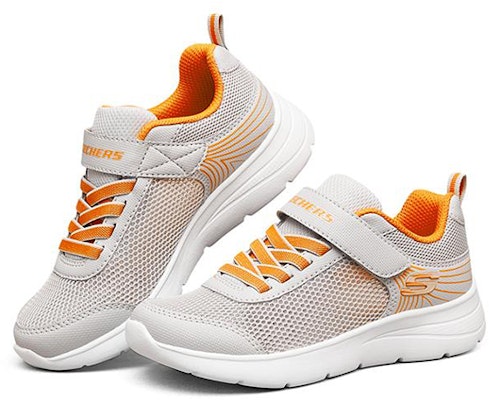 (JR) Skechers Great News 'Abu-Oranye' 411011L-GYOR Lookbook (JR) Skechers Great News 'Abu-Oranye' 411011L-GYOR