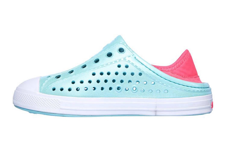 Buy 大童 Skechers Guzman Steps 輕便洞洞舒適一腳蹬涼鞋 淺藍