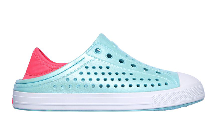 Order 大童 Skechers Guzman Steps 輕便洞洞舒適一腳蹬涼鞋 淺藍