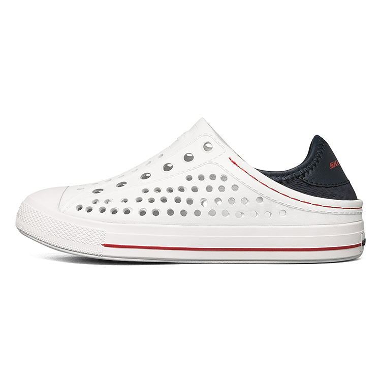 (Youth) Skechers Guzman Steps 'White Red' 91995L-WNVR