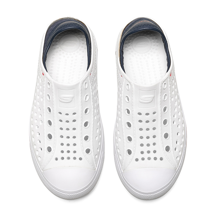 Shop (Youth) Skechers Guzman Steps 'White Red' 91995L-WNVR
