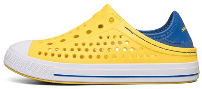 大童 Skechers Guzman Steps 輕便洞洞鞋舒適一腳蹬涼鞋 黃藍 Buy 大童 Skechers Guzman Steps 輕便洞洞鞋舒適一腳蹬涼鞋 黃藍